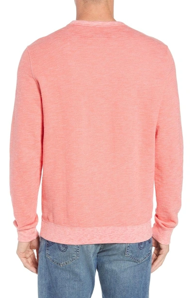 Shop Southern Tide Upper Deck Twill Shirt In Sea Coral