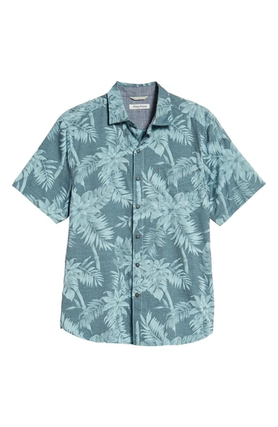 Shop Tommy Bahama Tropical Tones Regular Fit Sport Shirt In Ocean Deep