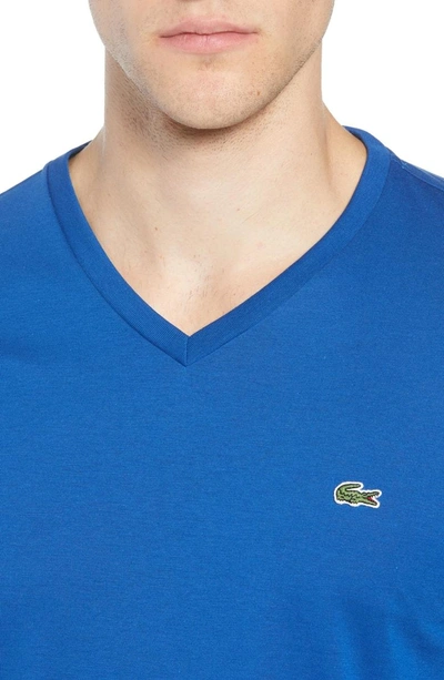 Shop Lacoste Long Sleeve T-shirt In Electric
