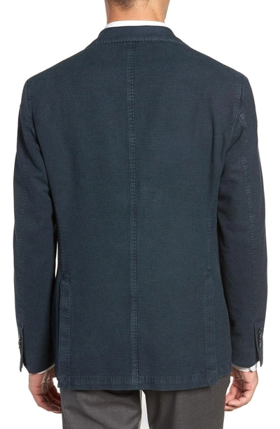 Shop Lbm L.b.m 1911 Classic Fit Cotton Sport Coat In Blue/ Green