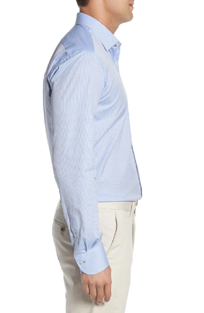 Shop Ike Behar Regular Fit Solid Dress Shirt In Light Blue