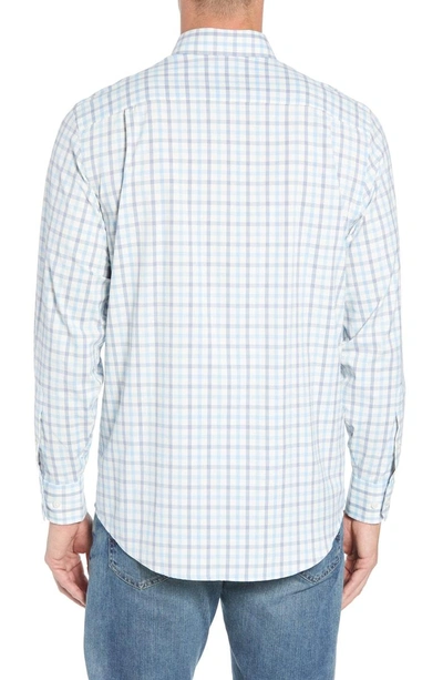 Shop Southern Tide Rivercourse Regular Fit Plaid Sport Shirt In Colony Blue