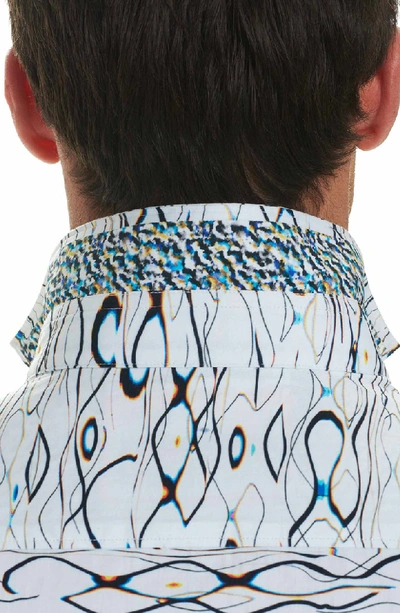 Shop Robert Graham Illusions Print Sport Shirt In White