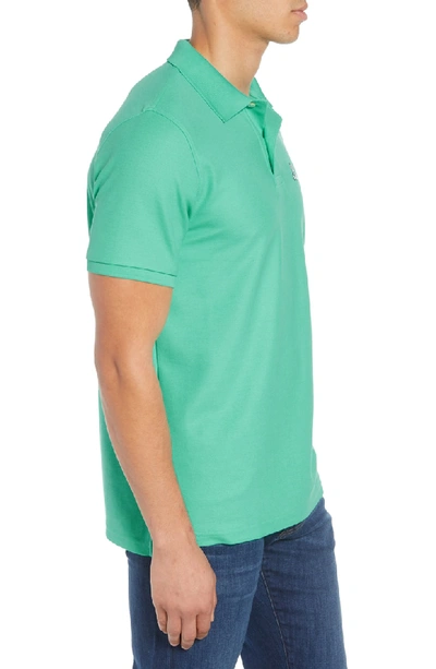Shop Psycho Bunny Classic Pique Polo In Biscayne