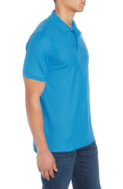 Shop Psycho Bunny Classic Pique Polo In Cobalt