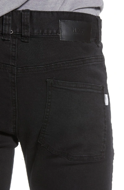Shop Nxp Combination Moto Skinny Moto Jeans In Black