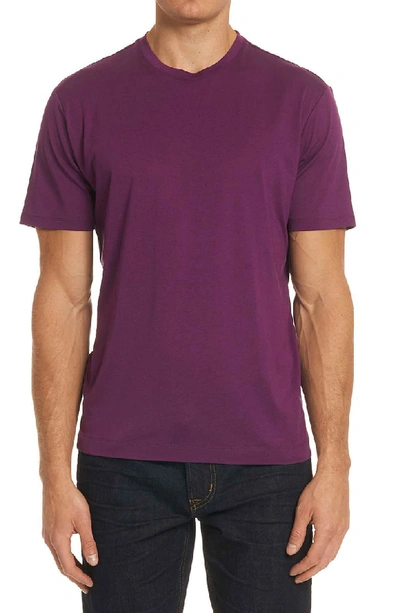 Shop Robert Graham Neo T-shirt In Purple