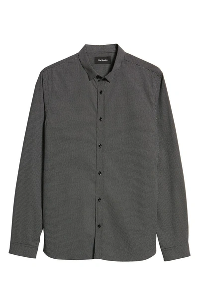 Shop The Kooples Slim Fit Print Sport Shirt In Dark Navy