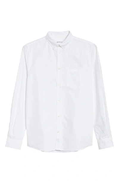 Shop Norse Projects Anton Oxford Sport Shirt In White