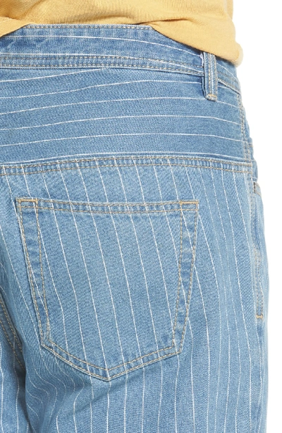 Shop Barney Cools B. Relaxed Jeans In Stripe Denim Crop