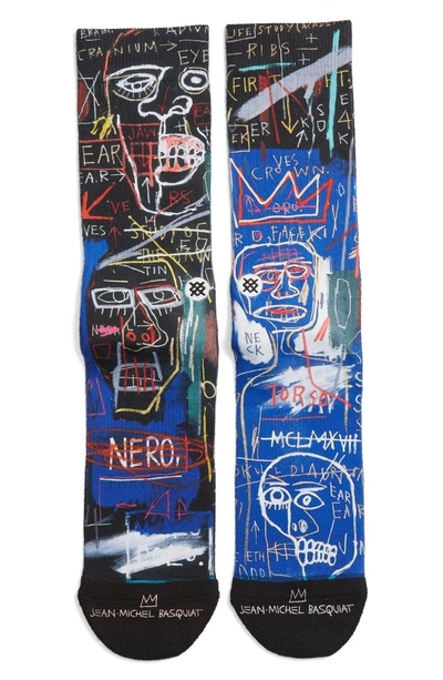 Stance Jean-michel Basquiat Anatomy Socks In Black | ModeSens
