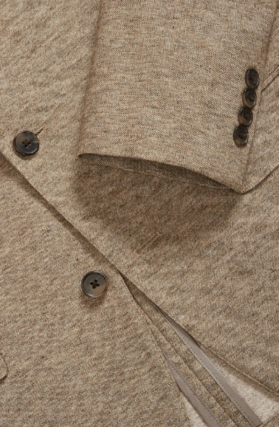 Shop Bonobos Jetsetter Slim Fit Knit Cotton Sport Coat In Brown Melange Knit