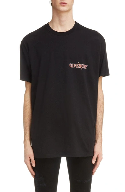 Shop Givenchy Scorpio Graphic T-shirt In Black