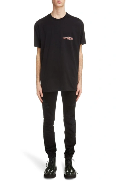 Shop Givenchy Scorpio Graphic T-shirt In Black