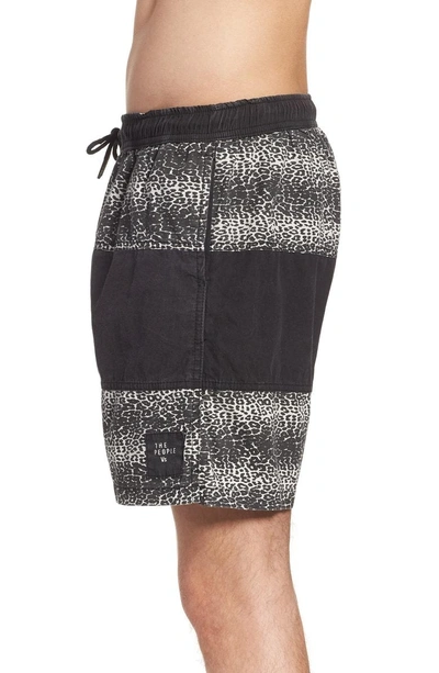 Shop The People Vs . Easy Boardie Shorts In Snow Leopard