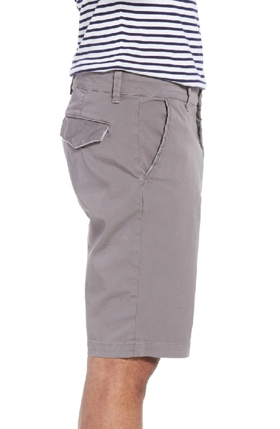 Shop Hudson Clint Chino Shorts In Grey