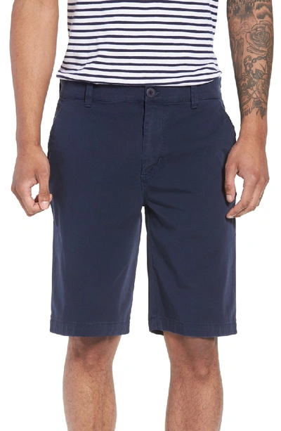Shop Hudson Clint Chino Shorts In Navy
