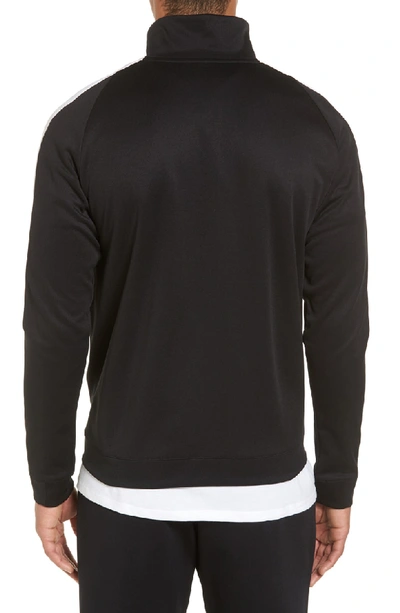 Shop Nike Sportswear Zip Track Jacket In Black/ White/ White