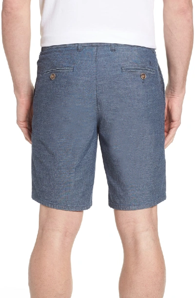 Shop Johnnie-o Perkins Regular Fit Shorts In Chambray