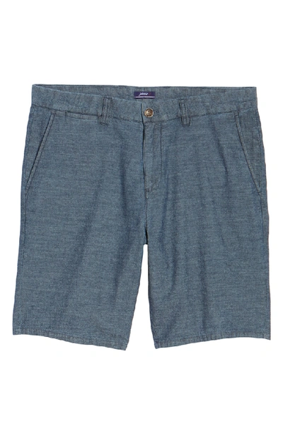 Shop Johnnie-o Perkins Regular Fit Shorts In Chambray