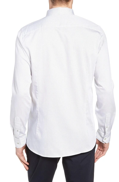 Shop Ted Baker Boomtown Geo Print Sport Shirt In White