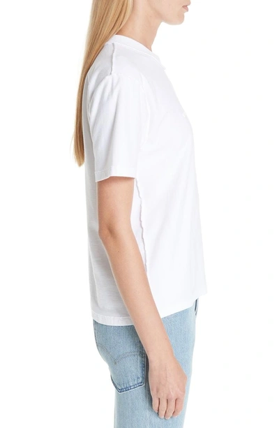 Shop Vetements Fitted Inside-out Tee In White