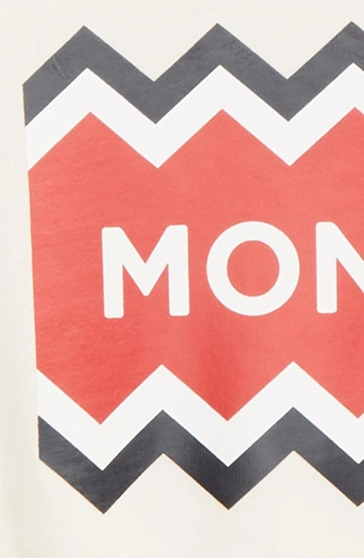 Shop Moncler Logo Tee In White