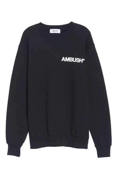 Shop Ambush Crewneck Sweatshirt In Blak