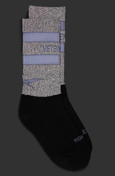 Shop Vetements Reflective Socks In Grey/ Reflective