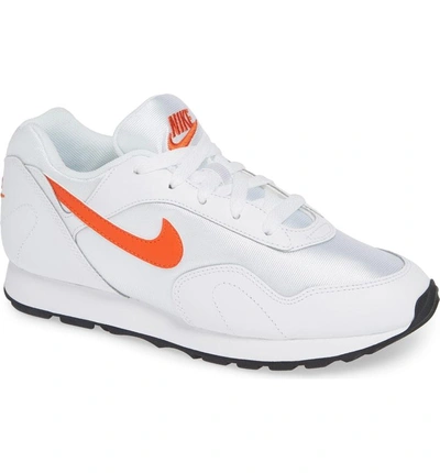 Shop Nike Outburst Sneaker In White/ Team Orange/ Black