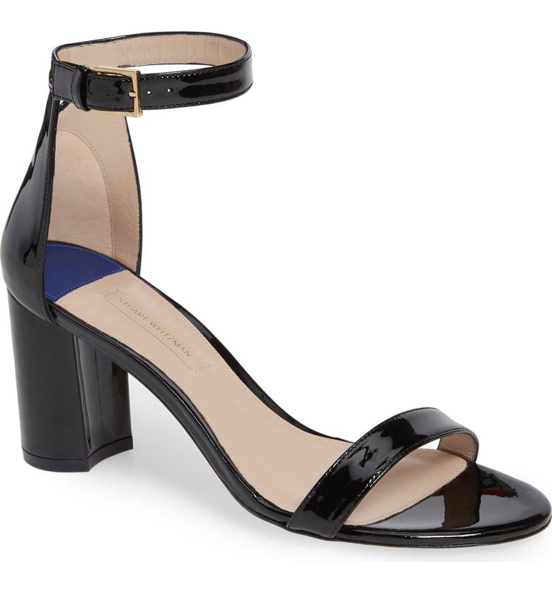 stuart weitzman women's lessnudist block heel sandals