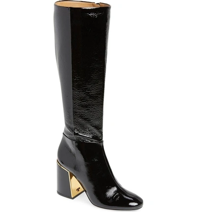 Shop Tory Burch Juliana Knee High Boot In Perfect Black