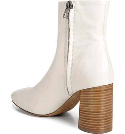 Shop Vince Ridley Bootie In Cream Leather