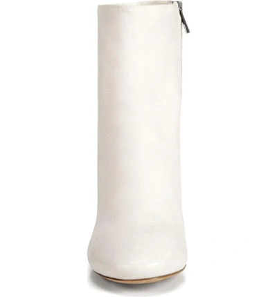 Shop Vince Ridley Bootie In Cream Leather