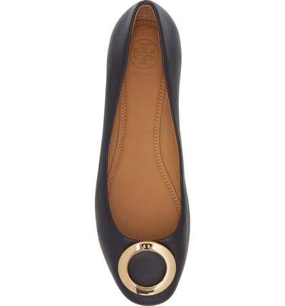 Shop Tory Burch Caterina Ballet Flat In Perfect Navy
