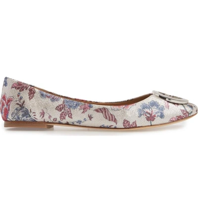 Shop Tory Burch Caterina Ballet Flat In Multi Happy Times