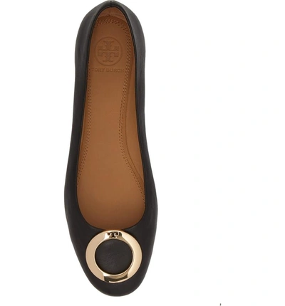 Shop Tory Burch Caterina Ballet Flat In Perfect Black