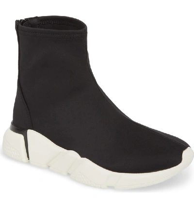 Jeffrey Campbell Sock Sneaker In Black / White ModeSens