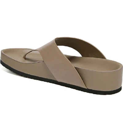 Shop Vince Padma Platform Sandal In Warm Taupe