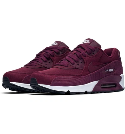 Shop Nike Air Max 90 Sneaker In Bordeaux