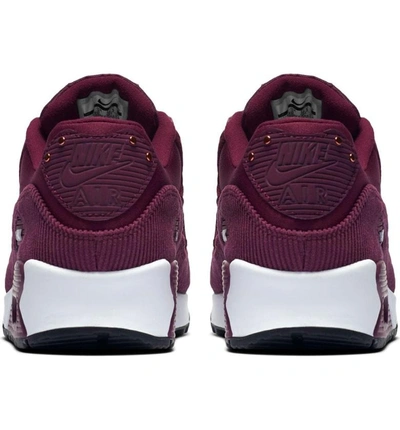 Shop Nike Air Max 90 Sneaker In Bordeaux