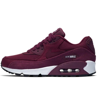 Shop Nike Air Max 90 Sneaker In Bordeaux