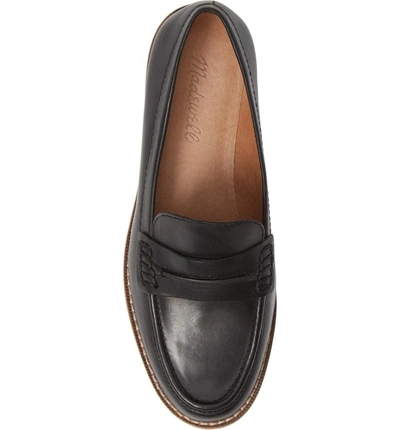 Shop Madewell The Elinor Loafer In Black Leather