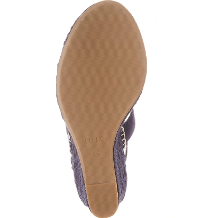 Shop Joie Korat Studded Wedge Espadrille Sandal In Navy