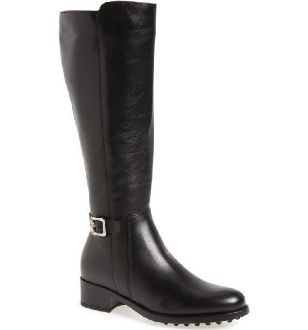 La Canadienne Silvana Waterproof Riding Boot In Black Leather | ModeSens