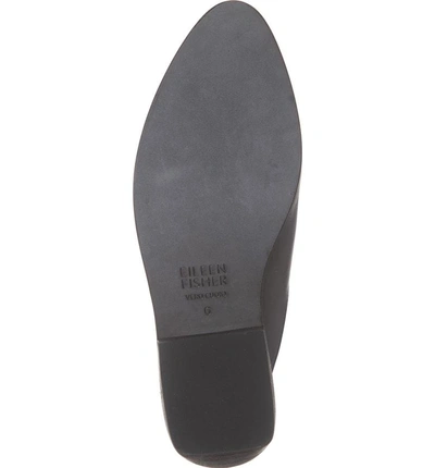 Shop Eileen Fisher Mule In Black Leather
