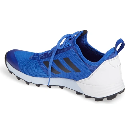 Shop Adidas Originals Terrex Agravic Speed Running Shoe In Hi-res Blue/ Black/ Aero Blue