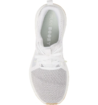 Shop Adidas Originals Pureboost X Clima Sneaker In White/ Silver/ Grey