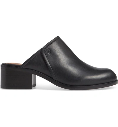 Shop Frye Claire Mule In Black Leather