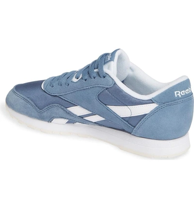 Shop Reebok Classic Sneaker In Blue Slate/ White/ Chalk
